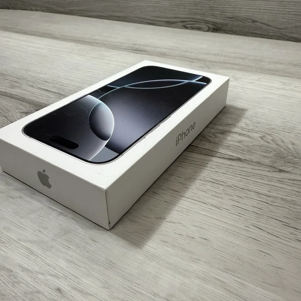 Apple iPhone 16 Pro Empty Box Only White Titanium 256GB Model A3083